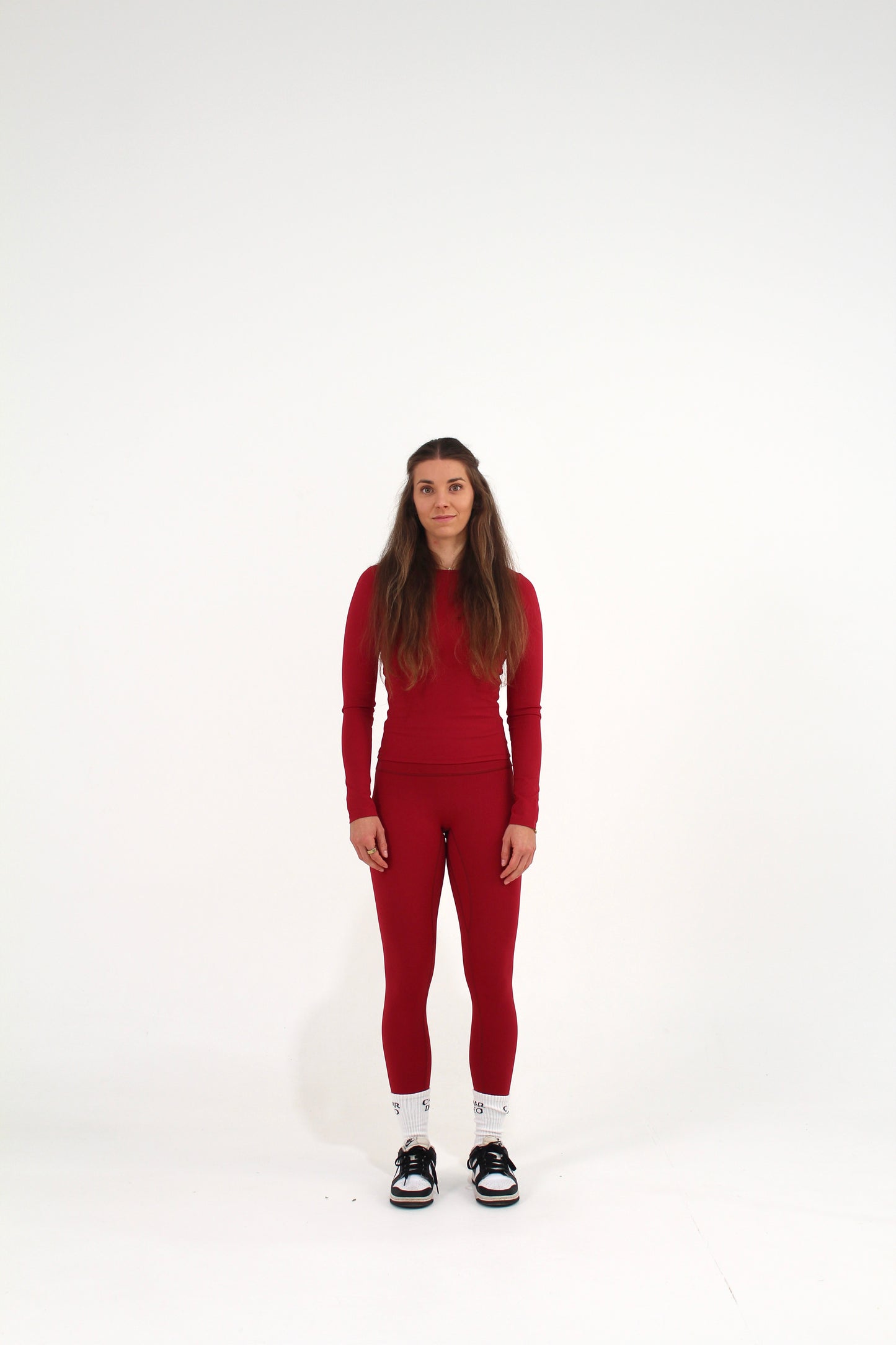 Form Long Sleeve Top / Red