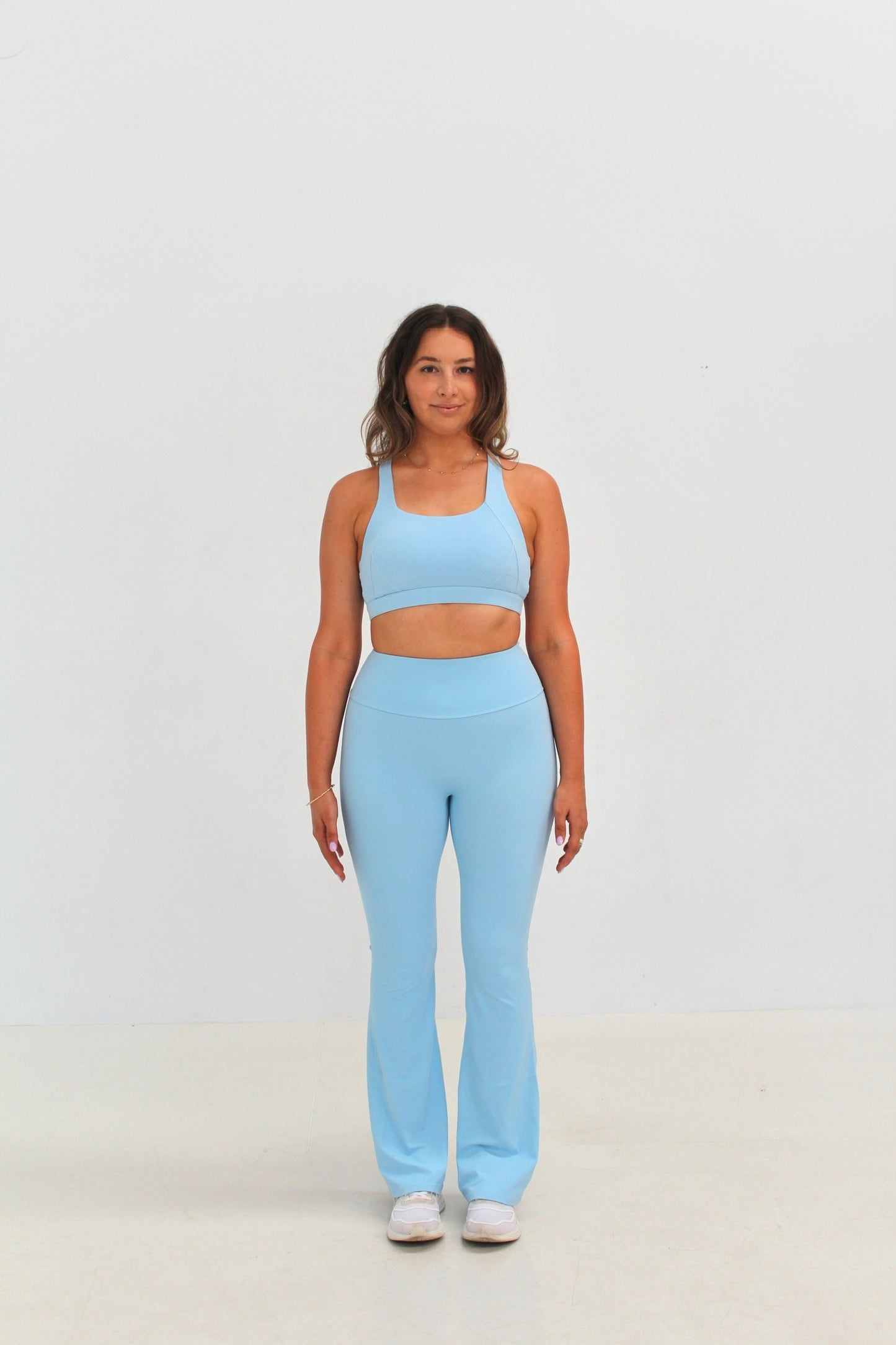 Sculpt Flare Legging / Spring Blue