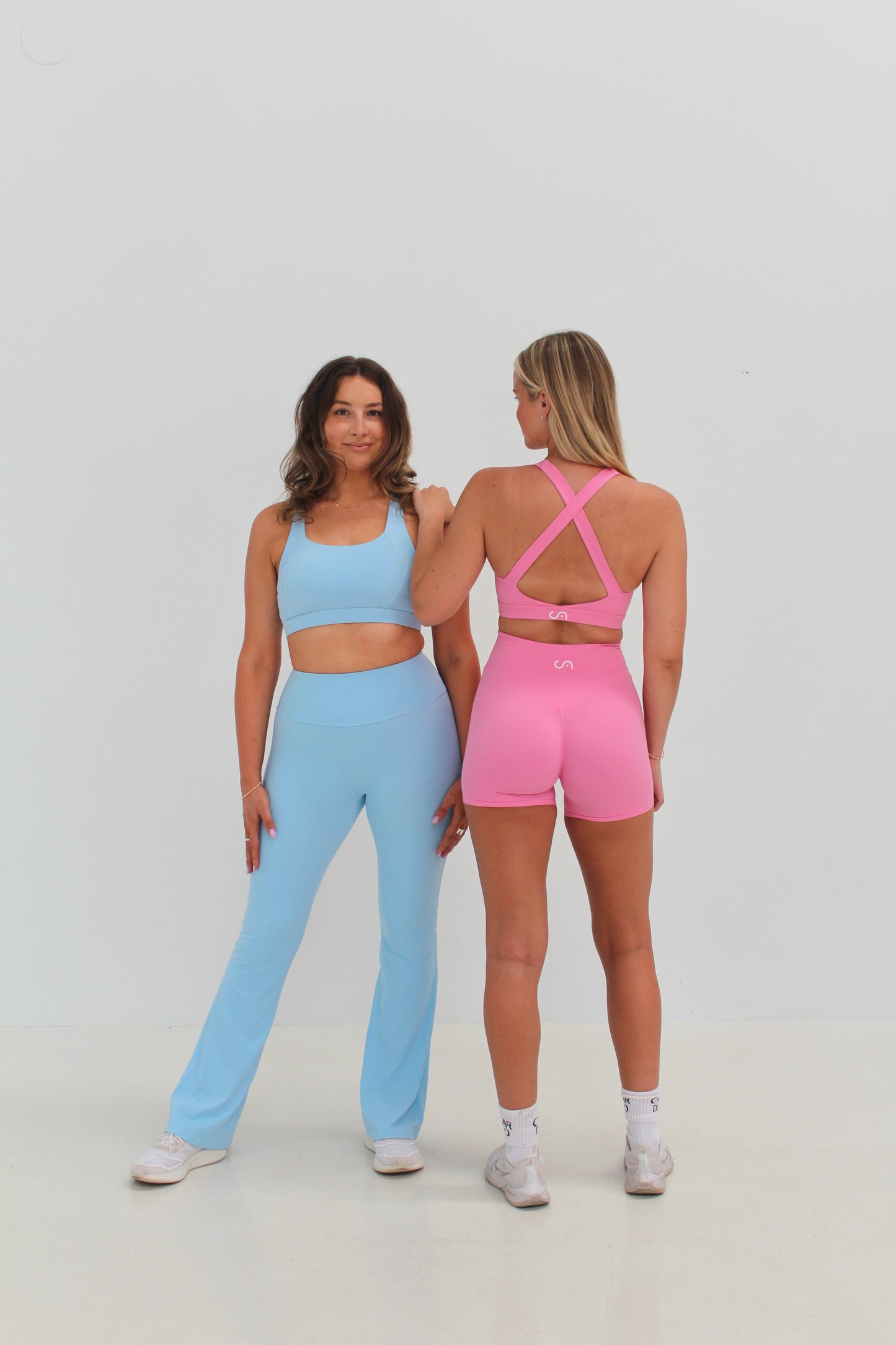 Sculpt Flare Legging / Spring Blue