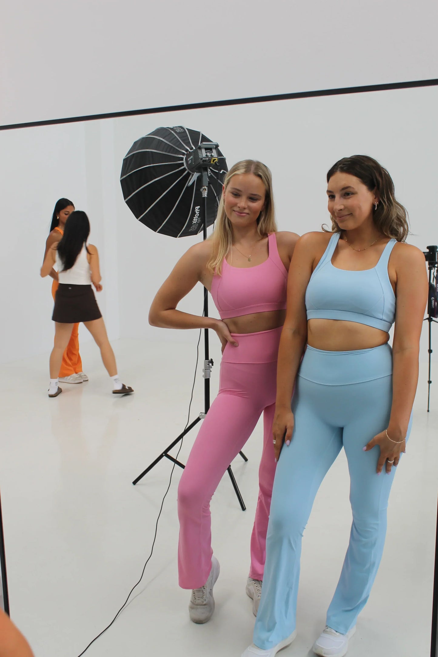 Sculpt Flare Legging / Spring Blue