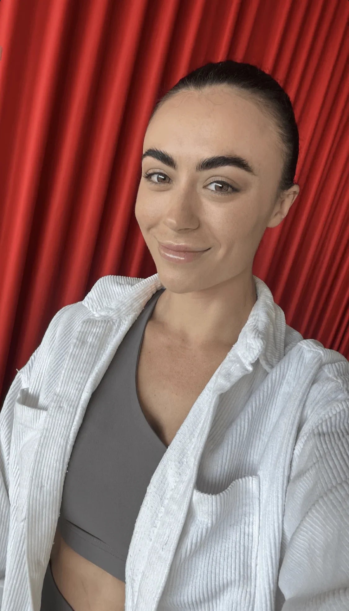 Second Skin Louie Crop / Grey - CAARDEO Active