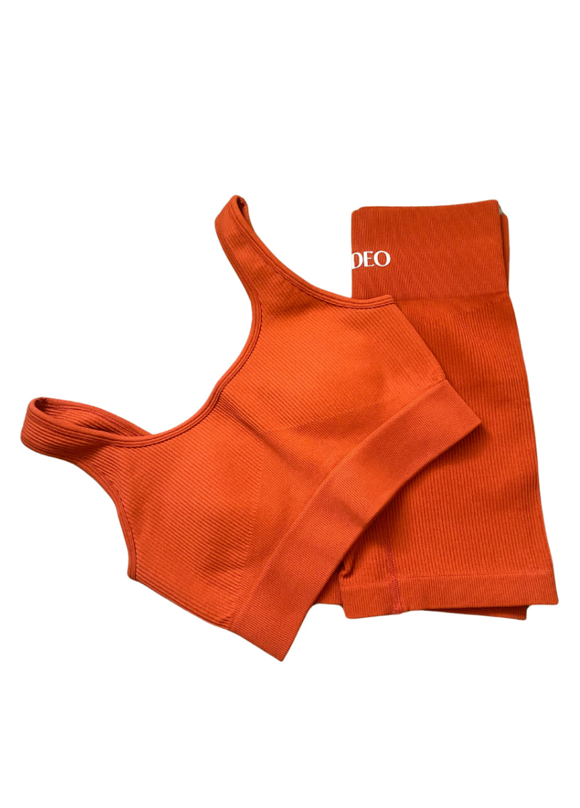 Lyla Seamless Crop / Blood Orange