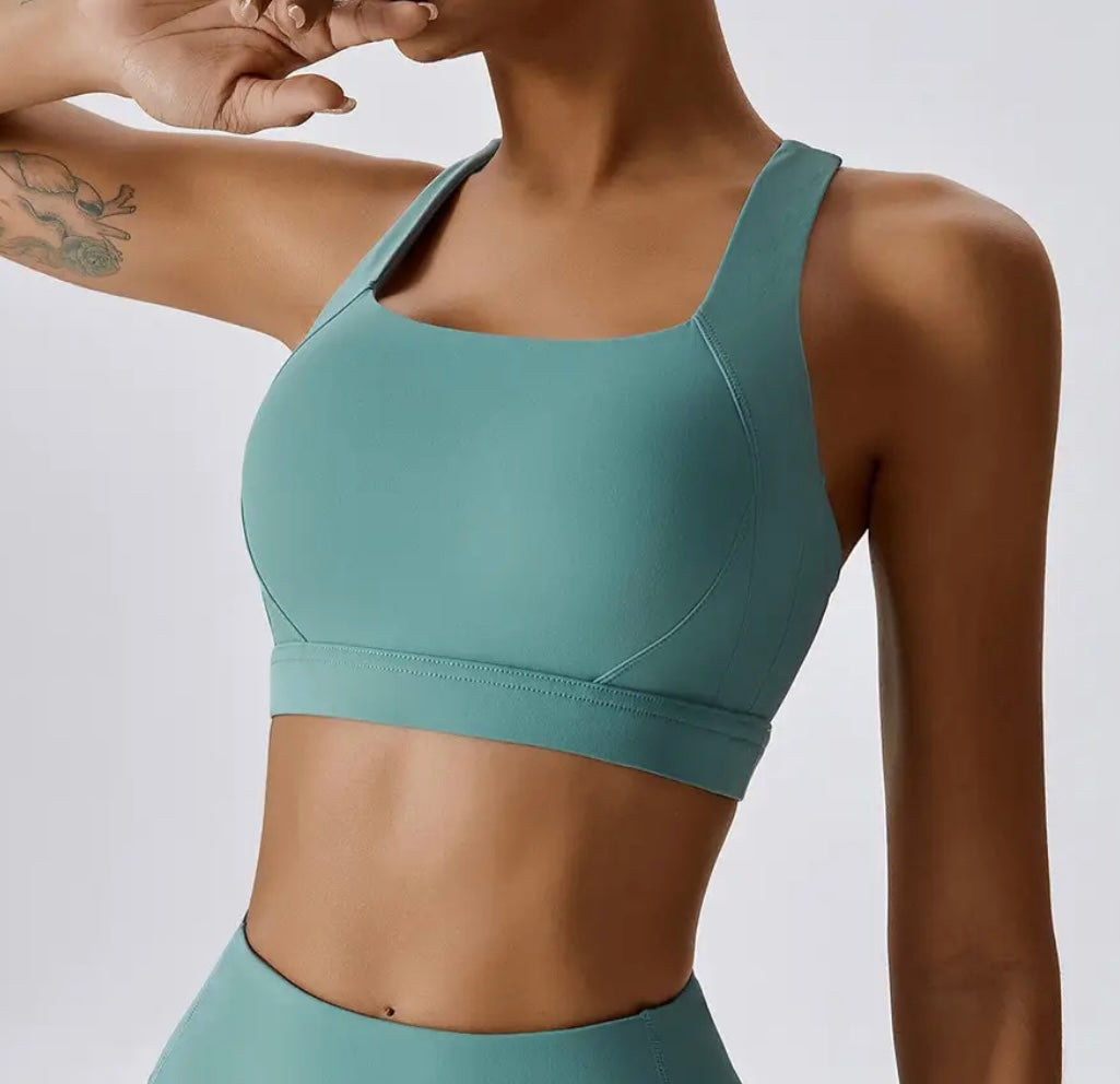 Sculpt Crop / Teal