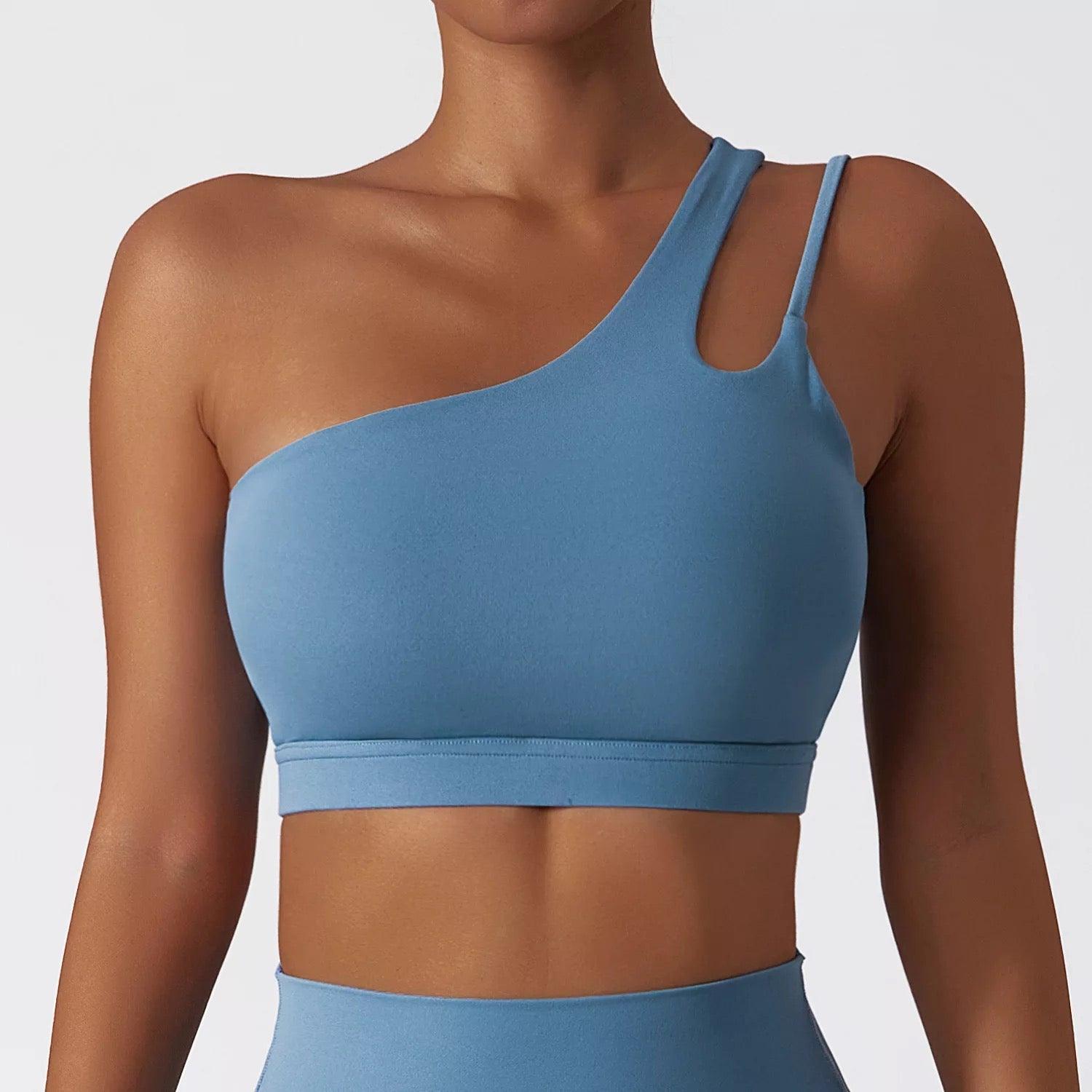 Second Skin Louie Crop / Sky Blue - CAARDEO Active