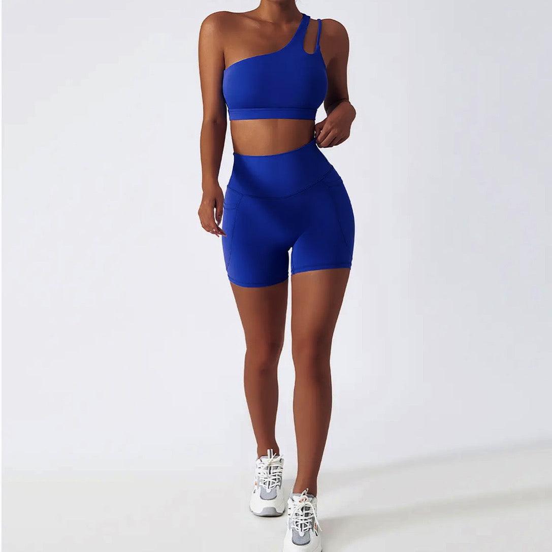 Second Skin Louie Crop / Cobalt - CAARDEO Active