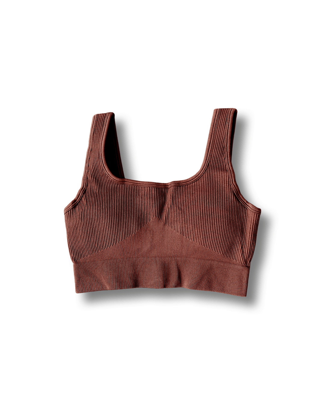 Lyla Seamless Crop / Coffee - CAARDEO Active