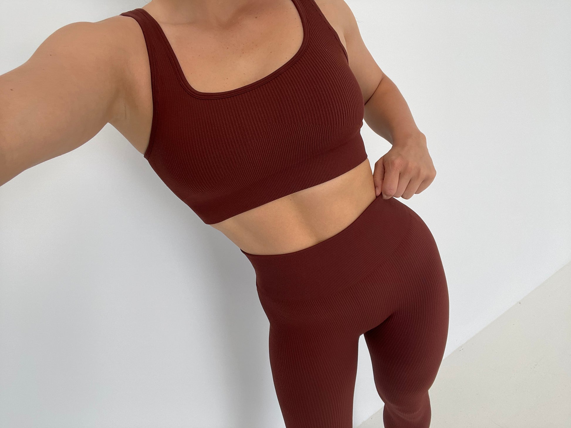 Lyla Seamless Legging / Coffee - CAARDEO Active